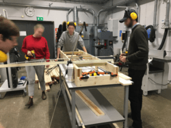 Student project in Wooden lab at BTH